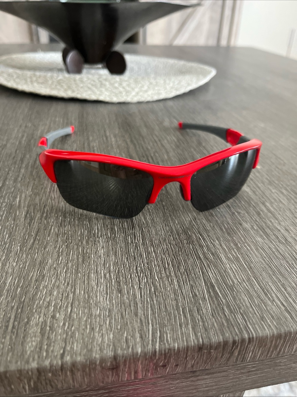 Oakley men’s Red and Black Sport Sunglasses